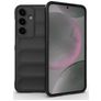 Mobigear Bumpy Samsung Galaxy S25 Plus Elastyczne TPU Etui plecki - Czarny