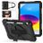 Mobigear SureGrip Xtreme iPad 11 (2025) Capa Plástico rígido / Silicone Capa traseira + Alça de ombro + Suporte - Preto
