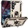 Mobigear Armor ring Samsung Galaxy S25 FE Hard Case Back cover Shockproof with Ring Holder - Gold