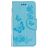 Mobigear Butterfly iPhone XS Funda tipo libro Cartera - Azul