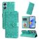 Mobigear Sunflower OPPO A17 Wallet case - Green