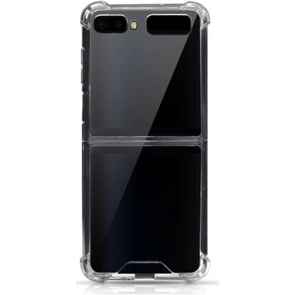 Mobigear Cushion Transparente Samsung Galaxy Z Flip TPU flexible Carcasa Antigolpes - Transparente