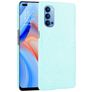 Mobigear Croco OPPO Reno 4 Funda Plástico rígido Carcasa - Turquesa