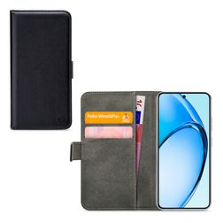 Mobilize Classic Gelly Wallet OPPO A60 Lompakkokotelo + Setelitasku - Musta