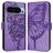 Mobigear Butterfly Google Pixel 9 Pro XL Cover a libro portafoglio - Viola