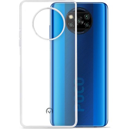Mobilize Gelly Clear POCO X3 Elastyczne TPU Etui plecki - Przezroczysty