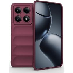 Mobigear Bumpy Xiaomi 14T Pro Flexible TPU Back cover - Red