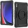 Mobilize Rotating Defender Samsung Galaxy Tab S10 Ultra Plastica rigida / Silicone Back cover + Tracolla + Supporto - Nero