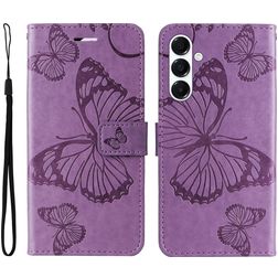 Mobigear Butterfly Samsung Galaxy A26 Capa livro Carteira - Roxo
