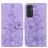 Mobigear Clover Samsung Galaxy M55 Cover a libro portafoglio - Viola