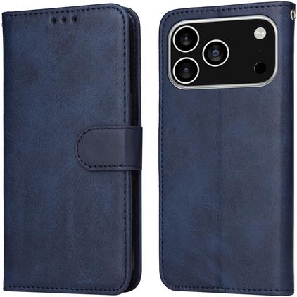 Mobigear Wallet iPhone 18 Pro Funda tipo libro Cartera - Azul