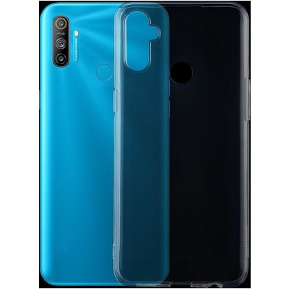 Mobigear Ultra Thin Transparente Realme C3 TPU flexível Slim Capa traseira - Transparente