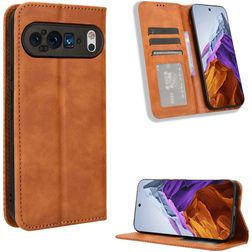 Mobigear Sensation Google Pixel 9 Funda tipo libro Cartera - Marrón