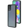Mobiparts Rugged Clear Samsung Galaxy A51 Hardcase Back cover Antiurto - Trasparente / Nero