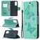 Mobigear Butterfly Samsung Galaxy S20 FE Plånboksfodral med sedelfack - Turkos