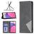 Mobigear Rhombus Slim Samsung Galaxy A33 Lompakkokotelo - Musta