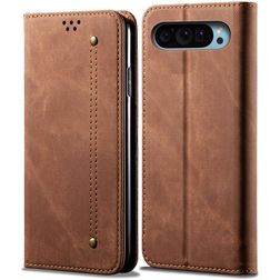 Mobigear Ranch Google Pixel 9 Capa livro Carteira - Castanho