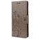 Mobigear Flowers Samsung Galaxy A23 Funda tipo libro Cartera - Gris
