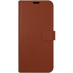 Valenta Gel Skin Samsung Galaxy A13 4G Aito nahka Lompakkokotelo + Setelitasku - Ruskea