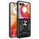 Mobigear Armor Ring Motorola Razr 50 Ultra Hårdt Bagsidecover Stødsikkert med ringholder - Sort