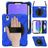 Mobigear SureGrip XGuard iPad Mini 6 (2021) Funda Plástico rígido / Silicona Carcasa + Portalápices + Correa bandolera + Soporte - Azul