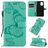 Mobigear Butterfly Samsung Galaxy S10 Lite Cover a libro portafoglio - Turchese