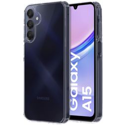 Mobiparts Classic Transparent Samsung Galaxy A15 Fodral Hårdplast Skal - Transparent