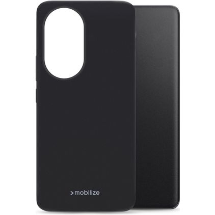 Mobilize Rubber Gelly HONOR 200 Pro Fleksibel TPU Bagsidecover - Sort