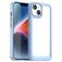 Mobigear Crystal iPhone 15 Plus Funda Plástico rígido Carcasa - Transparente / Azul