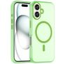 Mobigear Shockproof iPhone 16 MagSafe Flexibel TPU Skal - Grön