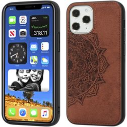 Mobigear Mandala iPhone 12 Pro Max Fodral Hårdplast Skal - Brun