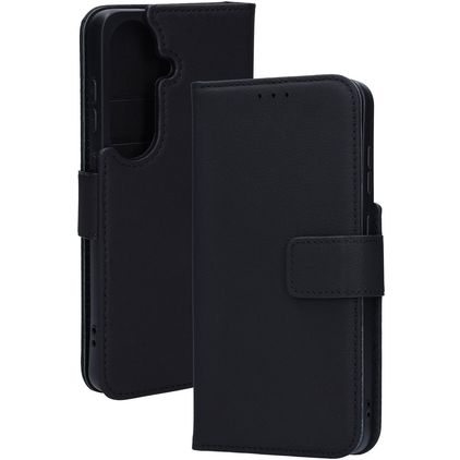 Mobiparts Wallet Samsung Galaxy S26 MagSafe Genuine Leather Wallet case - Black