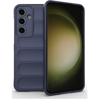 Mobigear Bumpy Samsung Galaxy S24 FE Elastyczne TPU Etui plecki - Ciemnoniebieski