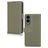 Mobilize Premium Gelly Samsung Galaxy S25 Edge Funda tipo libro Cartera - Verde