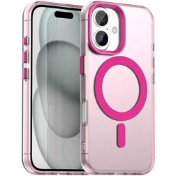 Mobigear Shockproof iPhone 18 MagSafe Hardcase Etui plecki - Czerwony