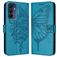 Mobigear Butterfly Samsung Galaxy A16 Lompakkokotelo + Setelitasku - Sininen
