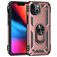 Mobigear Armor Ring iPhone 13 Mini Hårdt Bagsidecover Stødsikkert med ringholder - Rosaguld