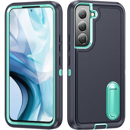 Mobigear Rugged Stand Samsung Galaxy S23 Hardcase Back cover Antiurto con supporto - Blu scuro