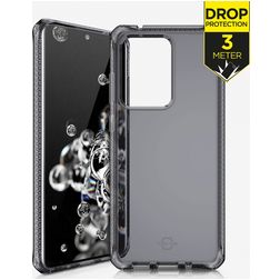 ITSKINS SpectrumClear Samsung Galaxy S20 Ultra Flexibel TPU Skal Stötsäkert - Svart