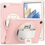 Mobigear SureGrip Samsung Galaxy Tab A8 10.5 (2021) Plastica rigida / Silicone Back cover + Supporto - Rosa