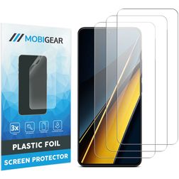 Mobigear POCO X6 Pro Skærmbeskytter Folie - Case Friendly (3-pak)