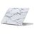 Mobigear Marble MacBook Air 15 pulgadas (2023-2026) Carcasa rígida para MacBook - Blanco - Modelo A2941 / A3114 / A3241 / A3448