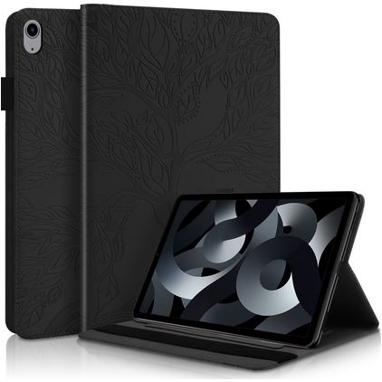 Mobigear Tree iPad 10 (2022) Cover a libro + Portapenna - Nero