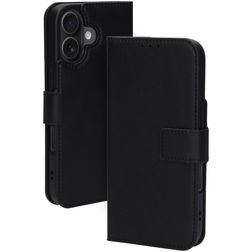 Mobiparts Classic Wallet MagSafe iPhone 16 Plånboksfodral med sedelfack - Svart