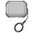 Mobigear Crystal Clip Funda TPU flexible para Apple AirPods Pro 3 - Negro