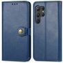 Mobigear Snap Button Samsung Galaxy S25 Funda tipo libro Cartera - Azul