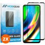 Mobigear Premium Motorola Moto G9 Plus Panssarilasi Näytönsuoja - Suojakuoren kanssa yhteensopiva - Musta (2 kpl)