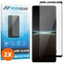 Mobigear Premium Sony Xperia 5 IV Vidro temperado Película de ecrã - Compatível com capas - Preto (Pack de 2)
