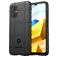 Mobigear Rugged Shield POCO M5 TPU flexível Capa traseira Antichoque - Preto