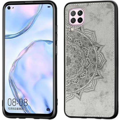 Mobigear Mandala Huawei P40 Lite Hard Case Back cover - Grey